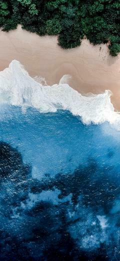 Wallpaper Nature Beach Coast Aerial