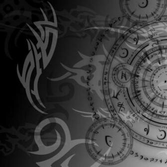 And White Circle Magic Symbol High HD Wallpaper Of Art Car Pictures