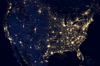 Incredible Wallpaper Of Earth At Night From A Nasa Satellite