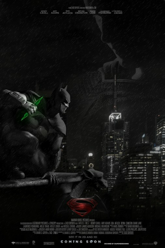 Superman Vs Batman Fan Made Poster Art