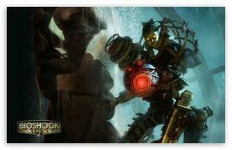 Bioshock Bigsis HD Desktop Wallpaper Widescreen High Definition