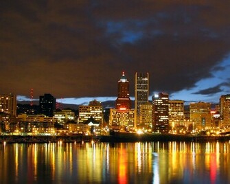 Desktop Night Cityscape Wallpaper
