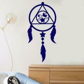 Slickwraps Medium Dreamcatcher Moon Star Wall Decal For Home