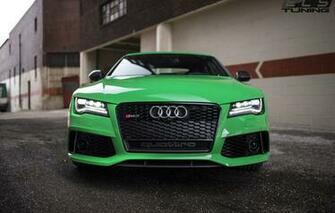 Wallpaper Green Audi Rs7 Image For Desktop Section