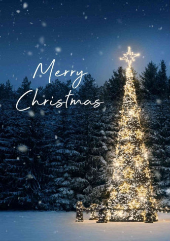 Holiday Digital Ecard Merry Christmas Tree The Gifted