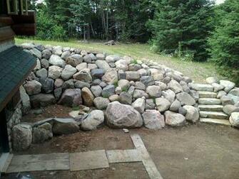 Fieldstone Retaining Wall