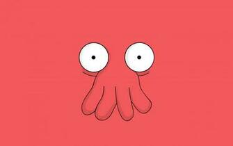 Futurama Minimalistic Dr Zoidberg Simple Wallpaper