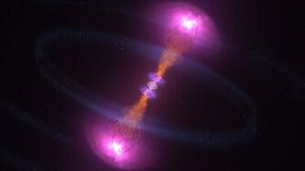 Gms Doomed Neutron Stars Create Blast Of Light And Gravitational