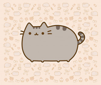 Cute iPad Pusheen Cat Wallpaper