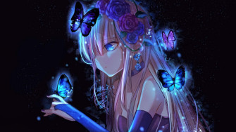 Cool Anime Blue Wallpaper