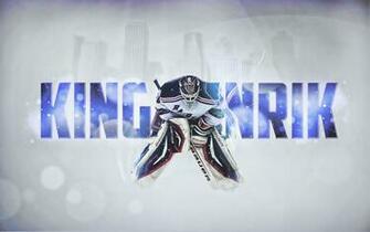 An Nhl Wallpaper Featuring New York Rangers Goaltender Henrik