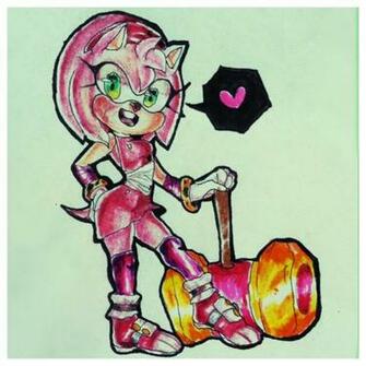 Amy Boom On Sonamy Deviantart