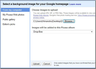 Add Background Wallpaper To Google Home