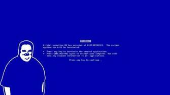 Funny Windows Bluescreen Humor HD Wallpaper Hq