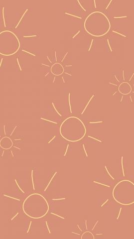 Cute Pink Background Prints Graphic Wallpaper Boho
