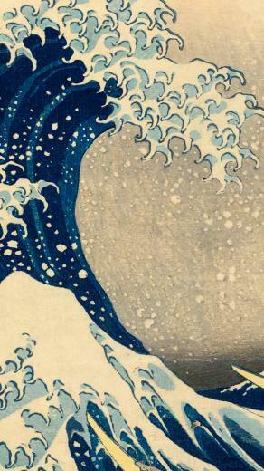 The Great Wave Off Kanagawa Wallpaper iPhone Jpg