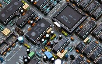 Board Electronics Wallpaper Chip