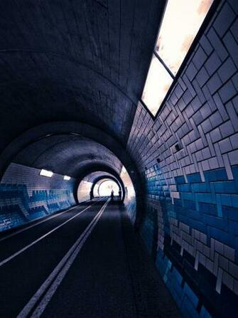 Dark Tunnel iPad Wallpaper