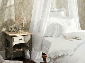 Fabric Damask Wallpaper Pretty Decor French Country Decorating Ideas