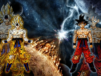Wallpaper Goku Vs Ssj By Moncho M89