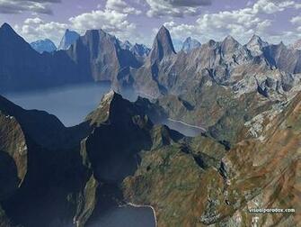 Water Clouds Fog Serene Peaks Mountains Steep 3d Wallpaper
