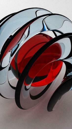 3d iPhone Plus Wallpaper HD
