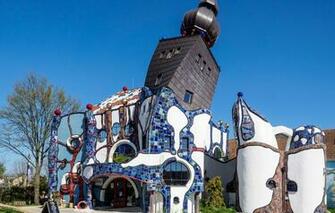 Wallpaper Germany Bayern Abensberg Beer Tower Of Hundertwasser