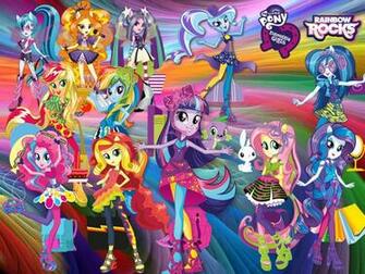 Mlp Rainbow Rocks Wallpaper Applejack Fluttershy Pony