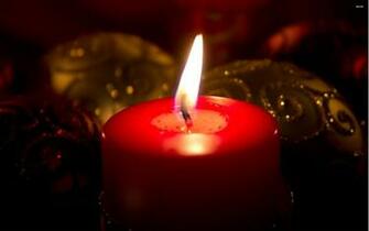 Christmas Candle Wallpaper Photography