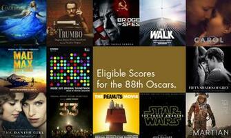 Oscars Original Scores In The Race Including