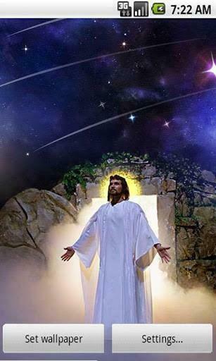 Bigger Jesus Live Wallpaper For Android Screenshot