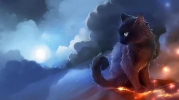 Black Cat Wallpaper Id Wallpapervortex
