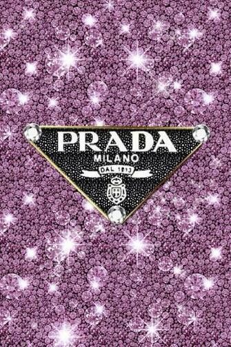 Prada Purple Embellished Logo Hypebeast Wallpaper Bling