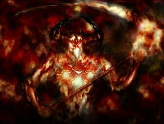 Dark Grim Reaper Horror Skeletons Skull Creepy Demon Evil Wallpaper
