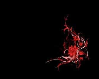 Red And Black Flower Background