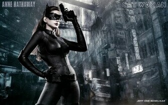Sizzling Anne Hathaway Catwoman Wallpaper