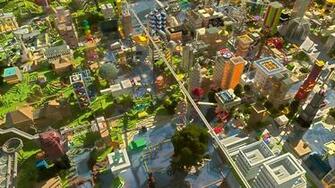 Minecraft City Use This As Your Desktop Background And Get Inspired
