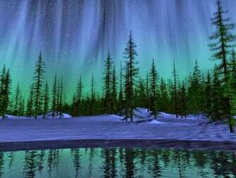 Wallpaper Desk Northern Lights
