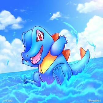 Totodile Wallpaper By Vermeilbird