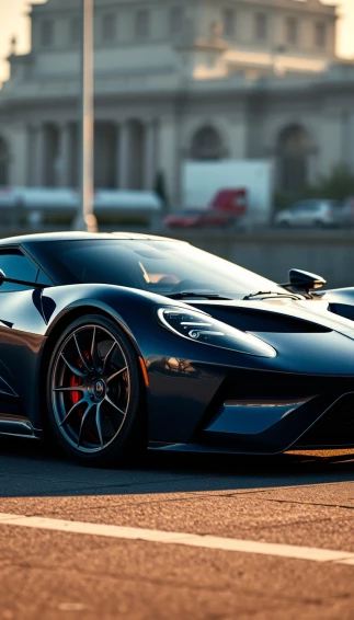 Ford Gt Supercar Phone Wallpaper