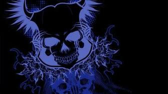 Skull With Horns Wallpaper