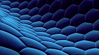 Blue Hexagon Wallpaper