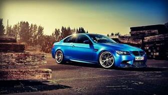 Blue Bmw M3 Wallpaper HD Widescreen 1080p
