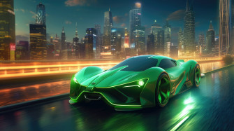 A 4k Ultra HD Wallpaper Of Futuristic Car With Transparent
