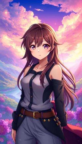 Brunette Anime Wallpaper