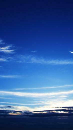 Dark Blue Cloudy Sky iPhone Wallpaper Ipod HD