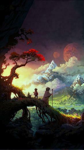 iPhone HD Wallpaper Anime And Comic Design Hey