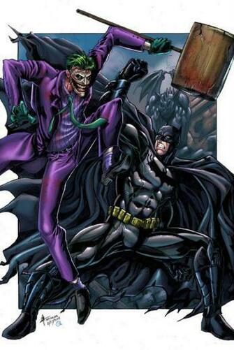 Batman Vs Joker Colored By Jey2dworld