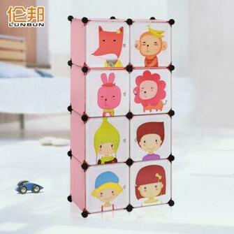 Wardrobe Plastic Eco Friendly Baby Child Storage Cabinet