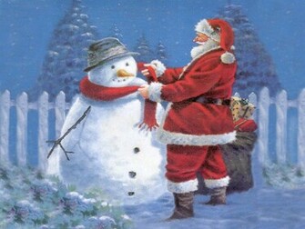 Snowman Wallpaper Desktop